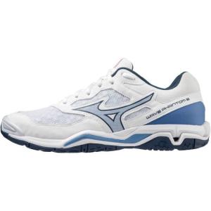 ミズノ MIZUNO ハンドボールシューズ 室内シューズ インドアシューズ ウエーブファントム3 ハンドボール ユニセックス ホワイト×ネイビー×ブルー