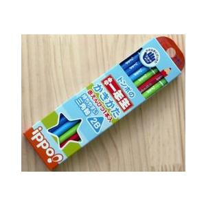 三角鉛筆 Ippo トンボの小学一年生かきかた鉛筆 持ちやすい三角軸