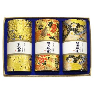 送料無料 内祝 母の日 2024 ご挨拶 ギフト お茶 日本茶 緑茶 厳選逸品詰合せ(玉露180g・特上煎茶200gｘ2)A-150 茶葉 リーフ 進物 贈り物 中元 歳暮｜nagatachamise