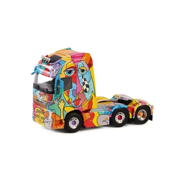 ミニカー 1/50 ボルボ FH4 6X2 GULDAGER ART 01-1361