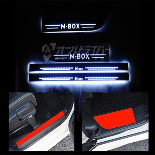 N-BOX JF系 新型 LED スカッフプレート 白 NBOX 流れる シーケンシャル JF3 J...