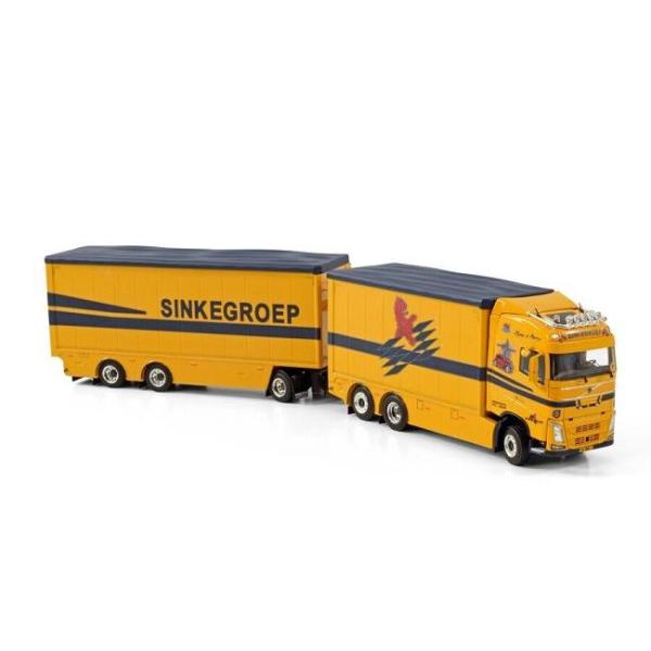 ミニカー WSI 1/50 ボルボ FH4 6X2 SINKE 01-3728 イエロー