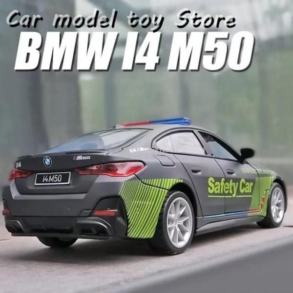 CCA-BMW I4 M50安全車モデル玩具 1:34 合金 ダイキャスト車 2つドア サウンドライ...