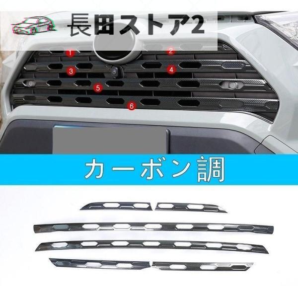 【並行輸入品】トヨタ RAV4 50系（5代目）用 フロントラジエータグリル ガーニッシュ パーツ ...