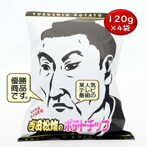 吉田松陰ポテチセット 4袋 ポテトチップス 吉田松陰ポテチ ご当地ポテトチップス 長門市 菓子 ゆず...