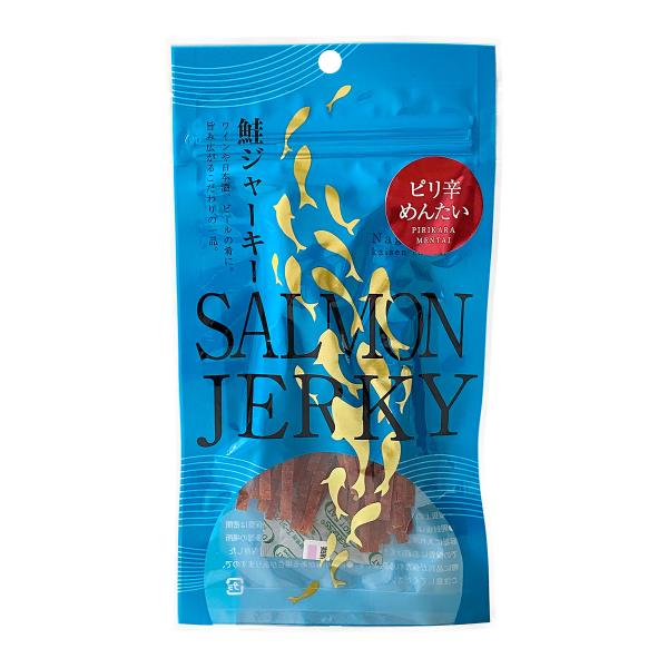鮭ジャーキー ピリ辛明太 40g