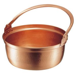 銅　山菜鍋（内側錫引きなし） ３６ｃｍ｜ナガヨ プロショップ