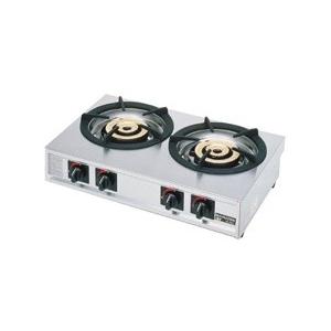 厨房機器 厨房用品 調理器具 飲食店 業務用 ガステーブルコンロ 親子 二口コンロ M−222C LPガス