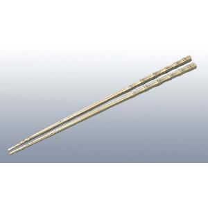 ホール備品 テーブル 椅子 関連 業務用 砲金鋳物　角竹　火箸　３３cm