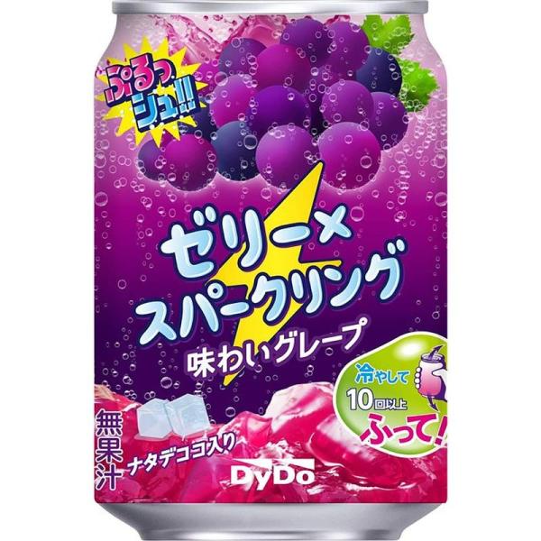 ダイドードリンコ ぷるっシュ ゼリー×スパークリング 味わいグレープ 280g ×24本