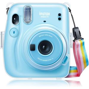 FUKUSHOP FUJIFILM インスタントカメラ チェキ Fujifilm instax mini 11 カメラケース クリア 透明