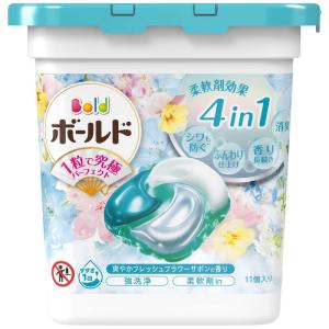 ボールド 洗濯洗剤 ジェルボール 4D フレッシュフラワーサボン 本体 11個｜nagisa-shop