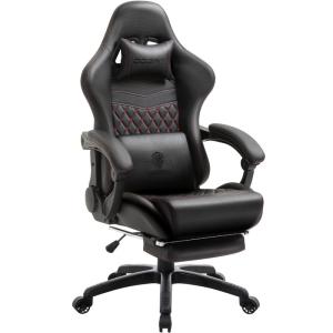 Dowinx ゲーミングチェア オフィスチェア パソコンチェア PC チェア 椅子 腰の振動機能 新開発炭素繊維レザー 人間工学 伸縮可能の｜nagisa-shop