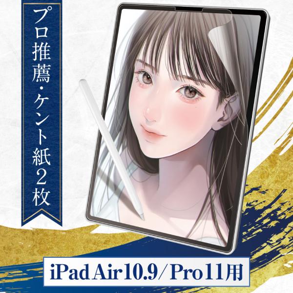 プロ漫画家推薦2枚入 iPad Pro Air 10.9 / iPad Pro 11 ペーパーライク...