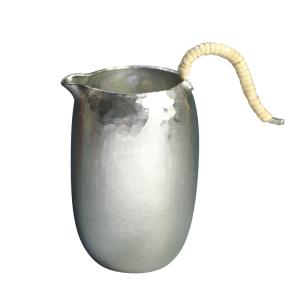 ちろり 銅器 錫被 底丸 白 小 鎚起 工房 清雅堂 酒器