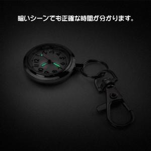 ナースウォッチ 懐中時計 キーホルダー 逆さ時...の詳細画像2