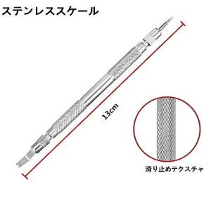 腕時計ベルト 調整工具 交換用工具 バネ棒外し...の詳細画像2
