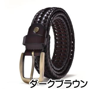 ベルト 編み込み メッシュ メンズ おしゃれ ...の詳細画像5
