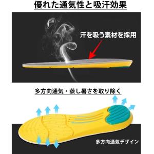 インソール 中敷き 衝撃吸収 スポーツ 疲れな...の詳細画像2
