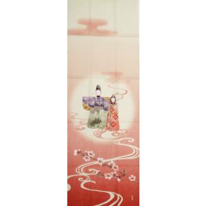 濱文様 絵てぬぐい うららかお雛様 メール便 春 ひなまつり ひな人形 おひなさま 捺染 手拭 手ぬ...