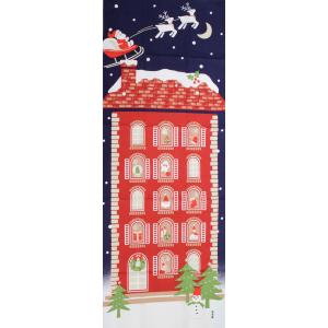 濱文様 絵てぬぐい クリスマスイブ OK 捺染 手拭 手ぬぐい