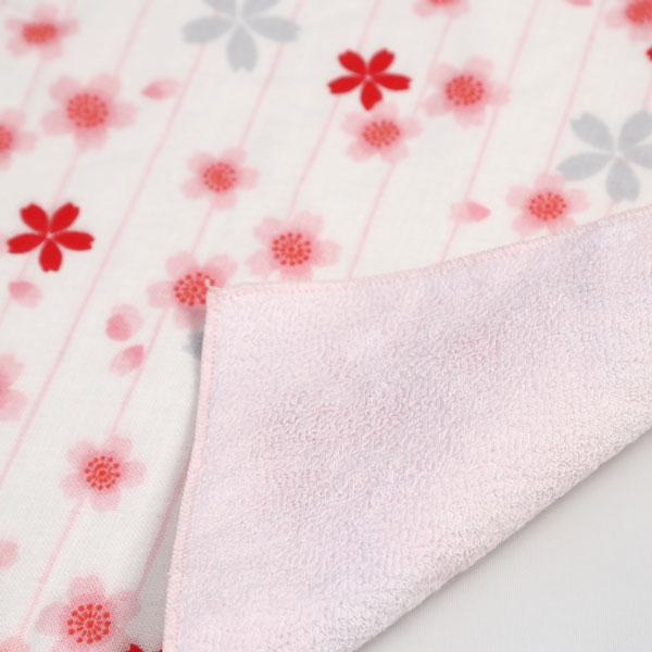 濱文様 和たおるセミウォッシュ 夢恋桜 メール便 ハンドタオル タオルハンカチ セミウオッシュ さく...