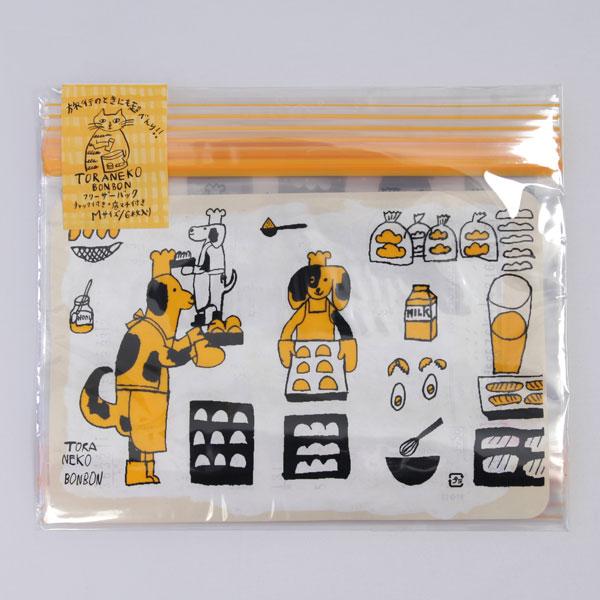 トラネコボンボン フリーザーバッグM(犬のパン屋)　倉敷意匠計画室　【メール便OK】