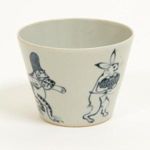 古伊万里 染付 山水文 見込み帆掛け舟 蛇の目高台 蕎麦猪口 (23) : SK