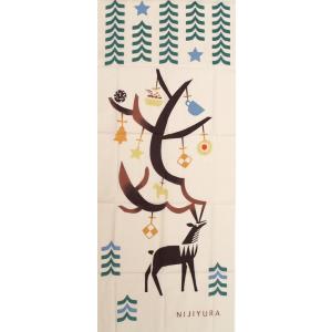 にじゆら てぬぐい Ska vi fika -Sweden- クリーム メール便 注染 手ぬぐい 手...