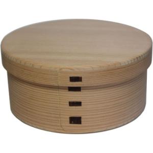 曲げわっぱ　おひつミニ五寸(日本手ぬぐい福和犬付)