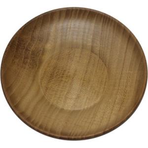 銘木工芸　神代ケヤキ茶托3寸五枚組