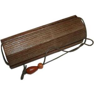 会津桐細工紐付き線香筒（短寸用）