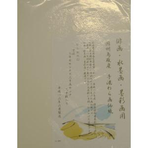 因州機械漉画仙紙「書芸箋」 半切100枚 : 因州・和紙処 なごみ - 通販