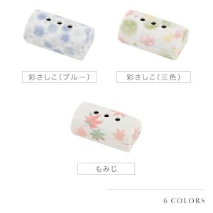線香皿 寝かせる香炉「筒型香彩器 美濃焼」 小...の詳細画像4