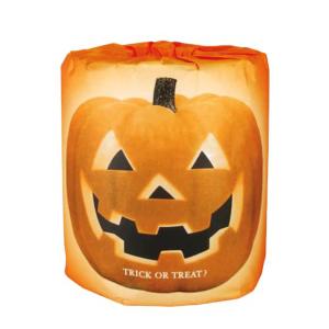 販促用トイレットペーパー ハッピーハロウィン ダブル27.5m 個包装100個｜nagomishop