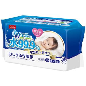 レック 日本製 水分たっぷり おしりふき 厚手 ...の商品画像