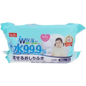 レック 日本製 流せるおしりふき 無添加 W保...の詳細画像2