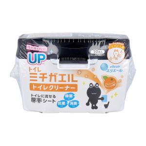 エリエール ミチガエルトイレクリーナー さわやかなオレンジの香り 本体 10枚入り X10箱｜nagomishop