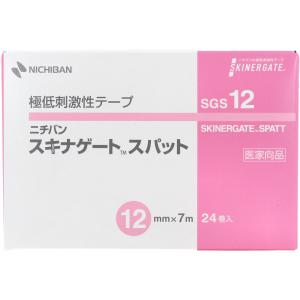 ニチバン 極低刺激性テープ スキナゲート スパット SGS12 12mmX7m 24巻入り X2箱｜nagomishop