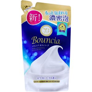 牛乳石鹸共進社 バウンシア ボディソープ ホワイトソープの香り 詰替用 360mL X4パック｜nagomishop