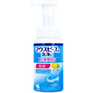 小林製薬 ピースクリン マウスピース洗浄フォーム 泡タイプ 約60回分 弱酸性 オレンジの香り 130mL X6本｜nagomishop