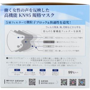 5層不織布マスク IBR KN95 息らくフィ...の詳細画像3
