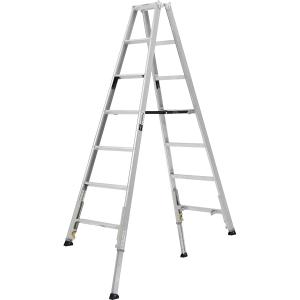 ALINCO（アルインコ） 伸縮脚付き2連はしご MDE-64D 6m 爆買 : 日用品