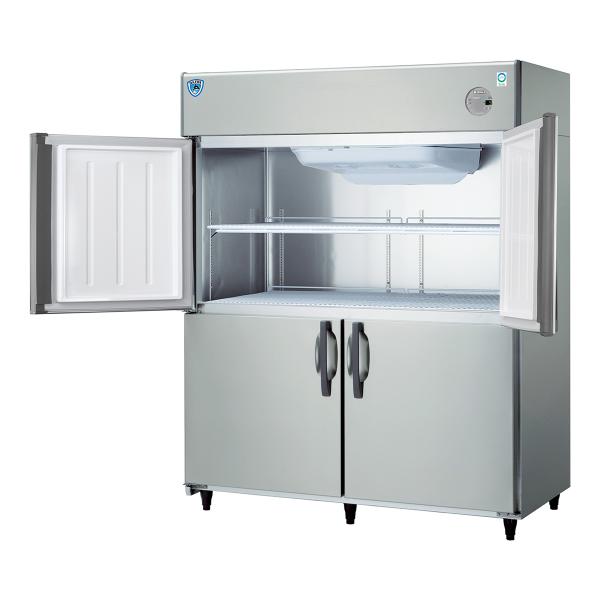 業務用タテ型冷蔵庫 大和冷機 LNXA-1583CD-N センターノンピラー 自然冷媒仕様 冷蔵13...