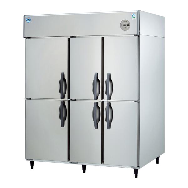 業務用タテ型冷凍冷蔵庫 大和冷機 LNXA-1581S2-6 冷凍2室 冷凍510L/冷蔵809L ...