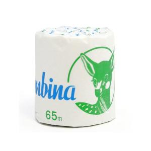 業務用トイレットペーパー 林製紙 バンビーナ シングル65m 個包装100個