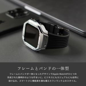 アップルウォッチ バンド ケース 一体型 44...の詳細画像2