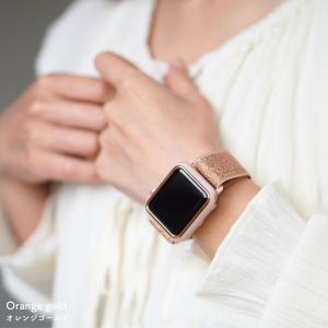 アップルウォッチ バンド ナイロン キラキラ ...の詳細画像5