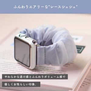 アップルウォッチ バンド シュシュ apple...の詳細画像2