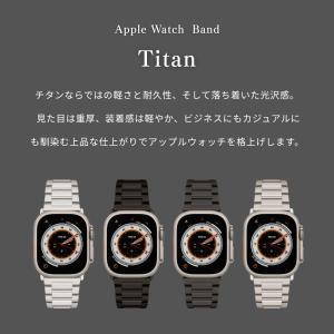 アップルウォッチ バンド チタン ステンレス ...の詳細画像1
